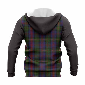 MacLennan (McLennan) Tartan Accent Knitted Hoodie with Family Crest
