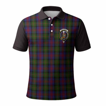 MacLennan (McLennan) Tartan Accent Polo Shirt with Family Crest