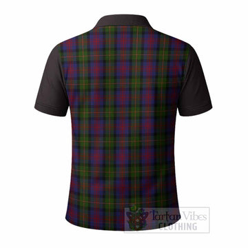 MacLennan (McLennan) Tartan Accent Polo Shirt with Family Crest