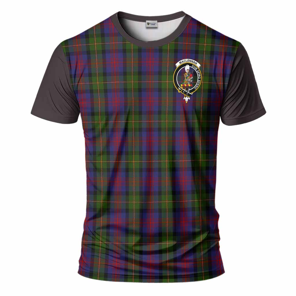MacLennan (McLennan) Tartan Accent T-Shirt with Family Crest