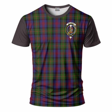 MacLennan (McLennan) Tartan Accent T-Shirt with Family Crest