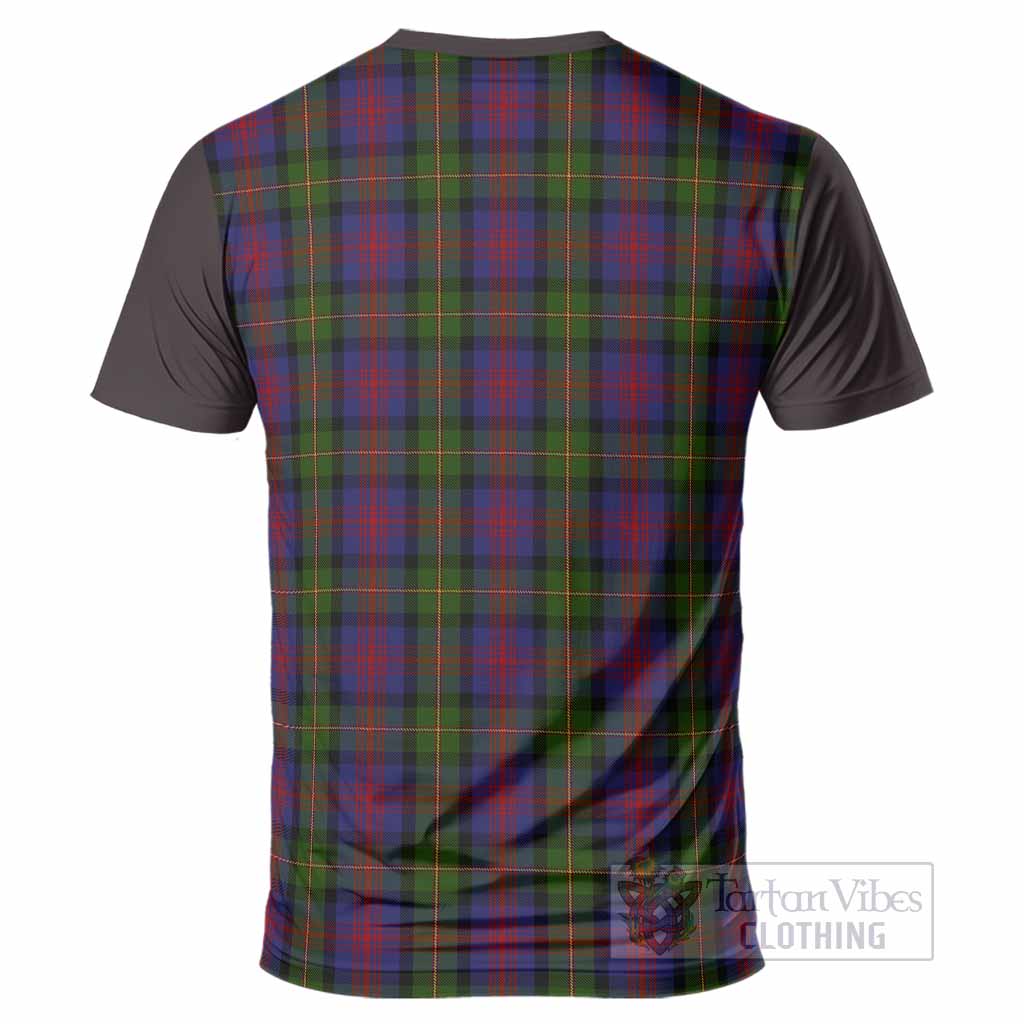 MacLennan (McLennan) Tartan Accent T-Shirt with Family Crest