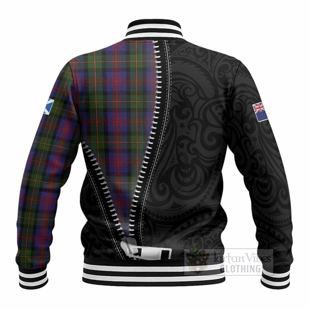 MacLennan (McLennan) Tartan Baseball Jacket New Zealand Pattern Unique Zipper Stylized