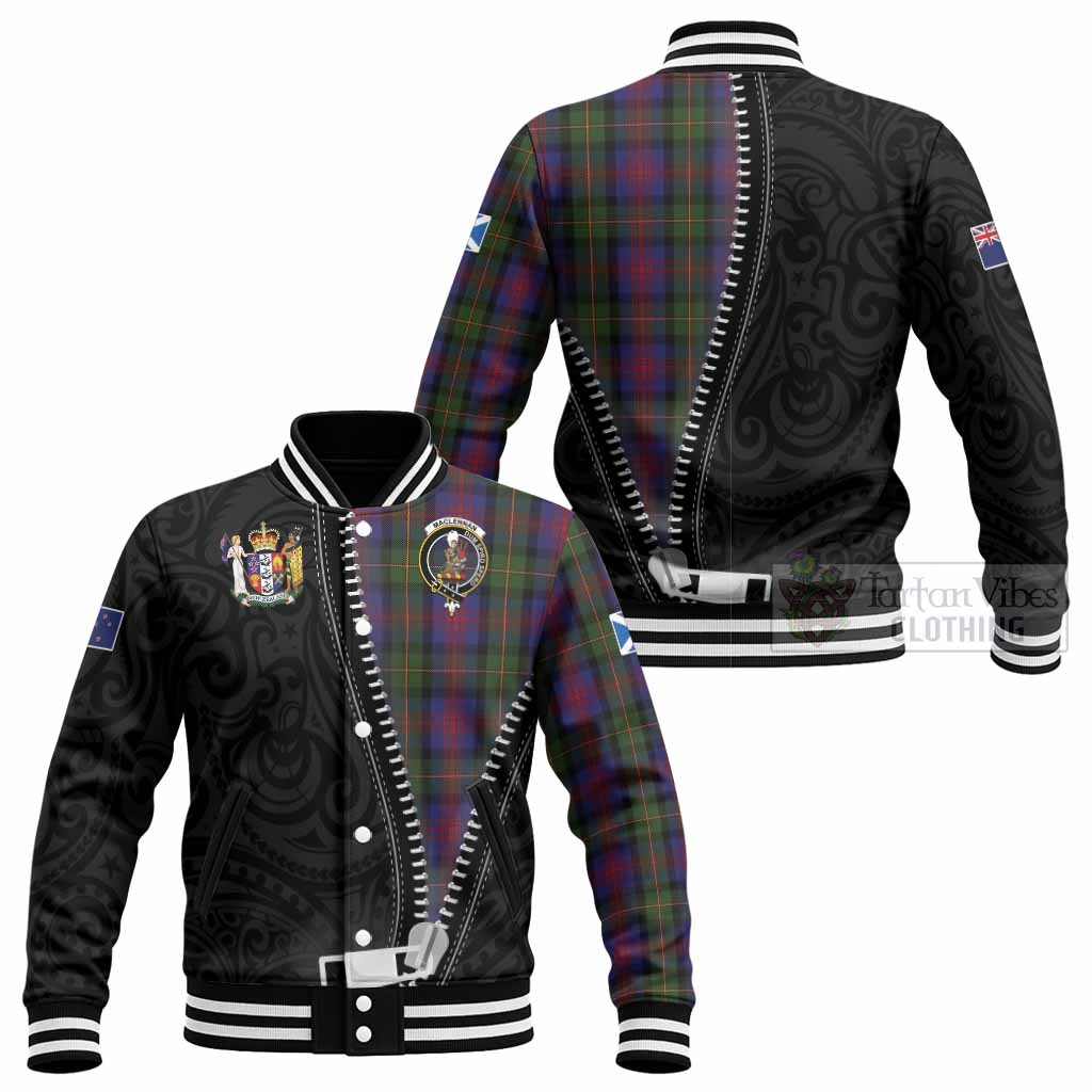 MacLennan (McLennan) Tartan Baseball Jacket New Zealand Pattern Unique Zipper Stylized