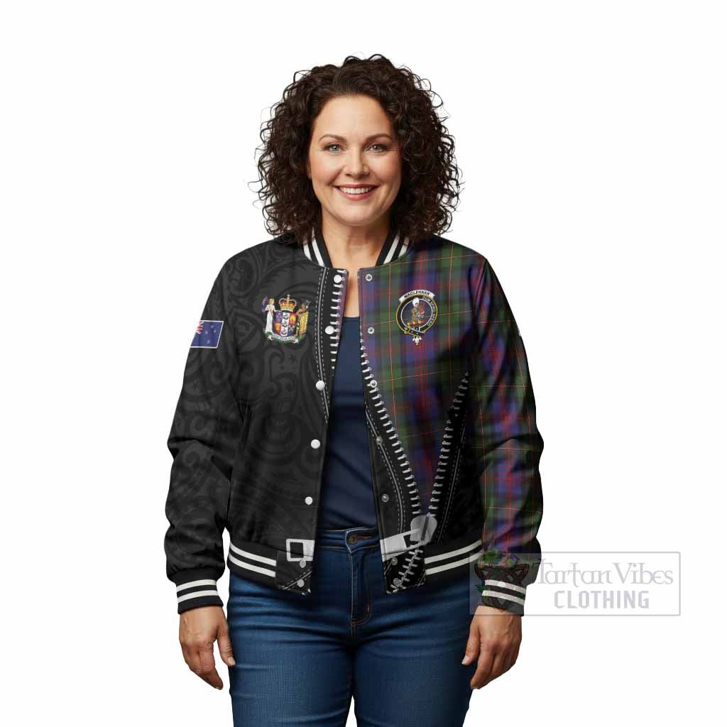 MacLennan (McLennan) Tartan Baseball Jacket New Zealand Pattern Unique Zipper Stylized