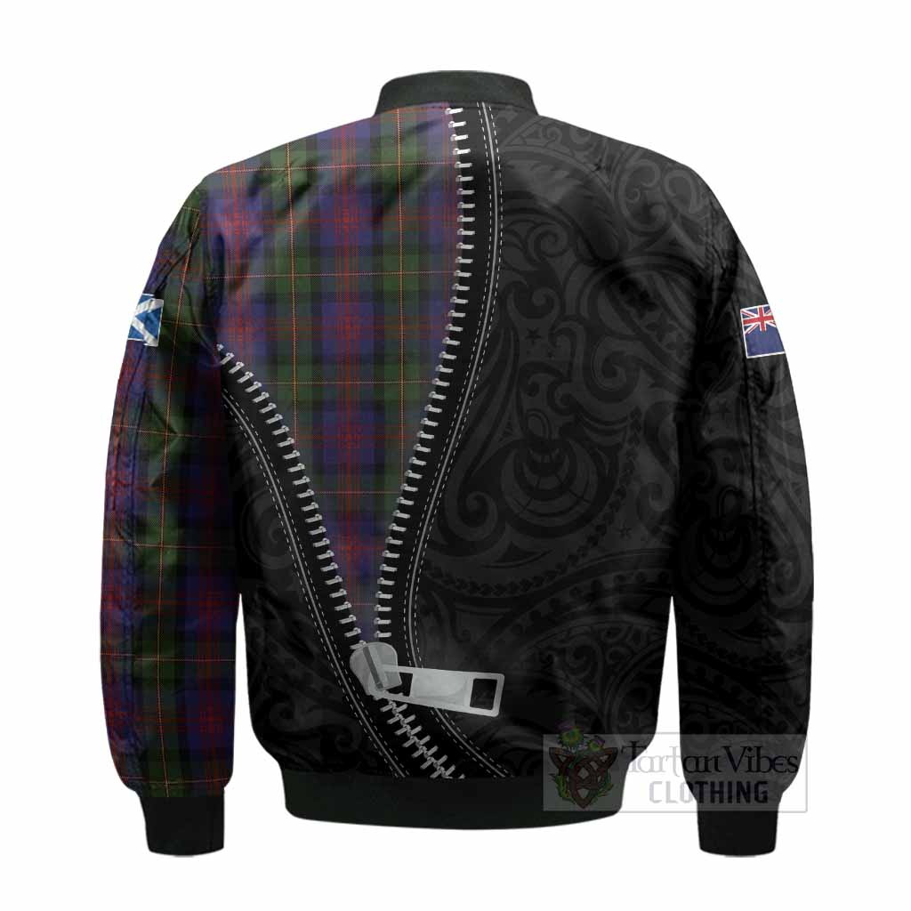 MacLennan (McLennan) Tartan Bomber Jacket New Zealand Pattern Unique Zipper Stylized
