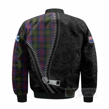 MacLennan (McLennan) Tartan Bomber Jacket New Zealand Pattern Unique Zipper Stylized