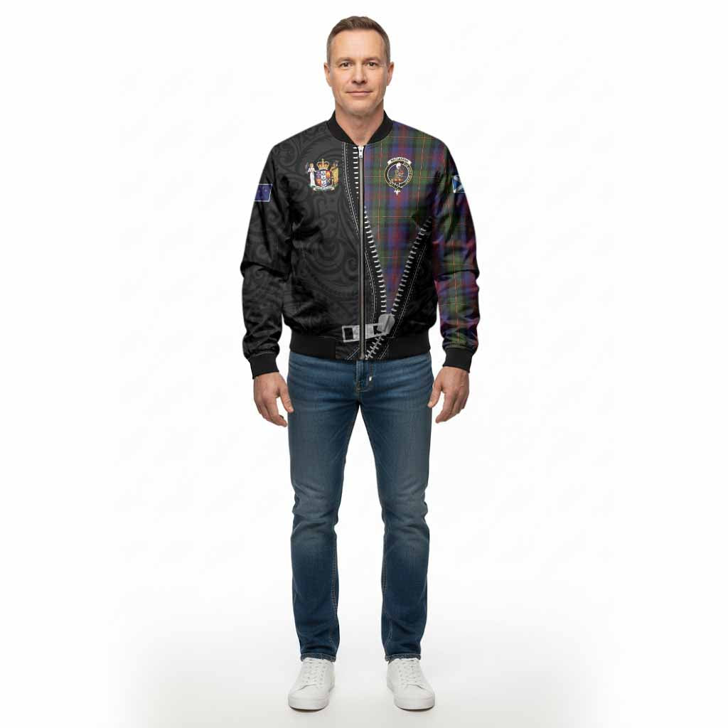 MacLennan (McLennan) Tartan Bomber Jacket New Zealand Pattern Unique Zipper Stylized