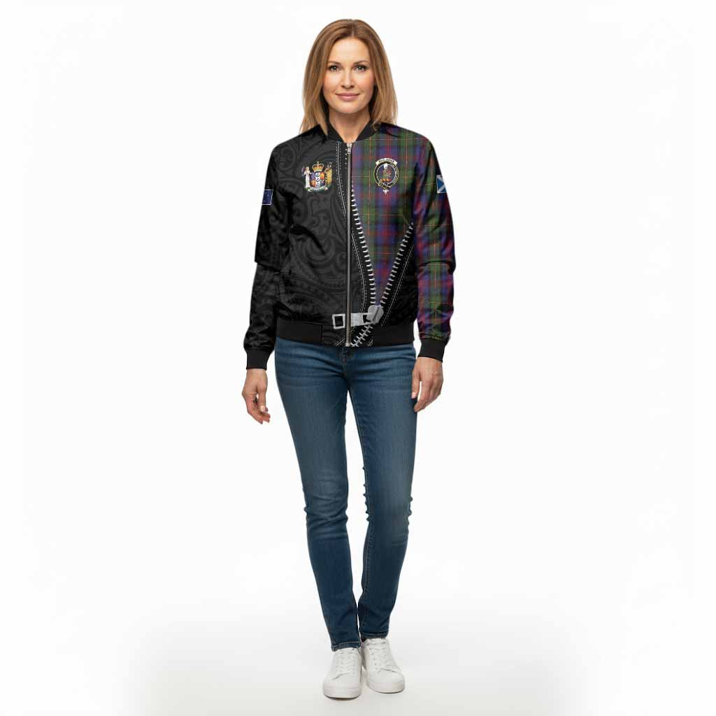 MacLennan (McLennan) Tartan Bomber Jacket New Zealand Pattern Unique Zipper Stylized