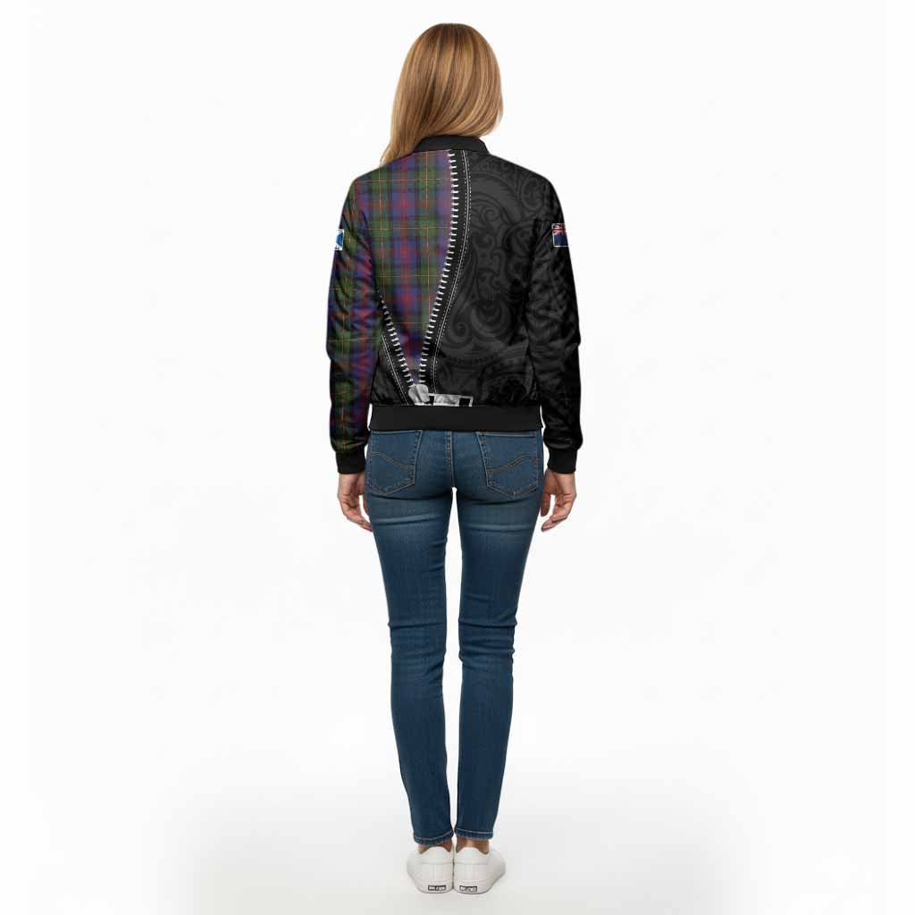 MacLennan (McLennan) Tartan Bomber Jacket New Zealand Pattern Unique Zipper Stylized