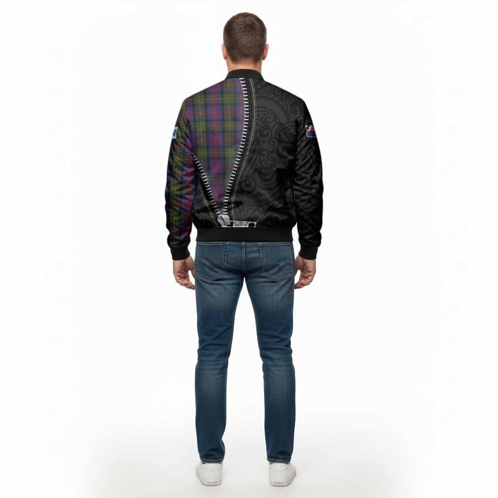 MacLennan (McLennan) Tartan Bomber Jacket New Zealand Pattern Unique Zipper Stylized