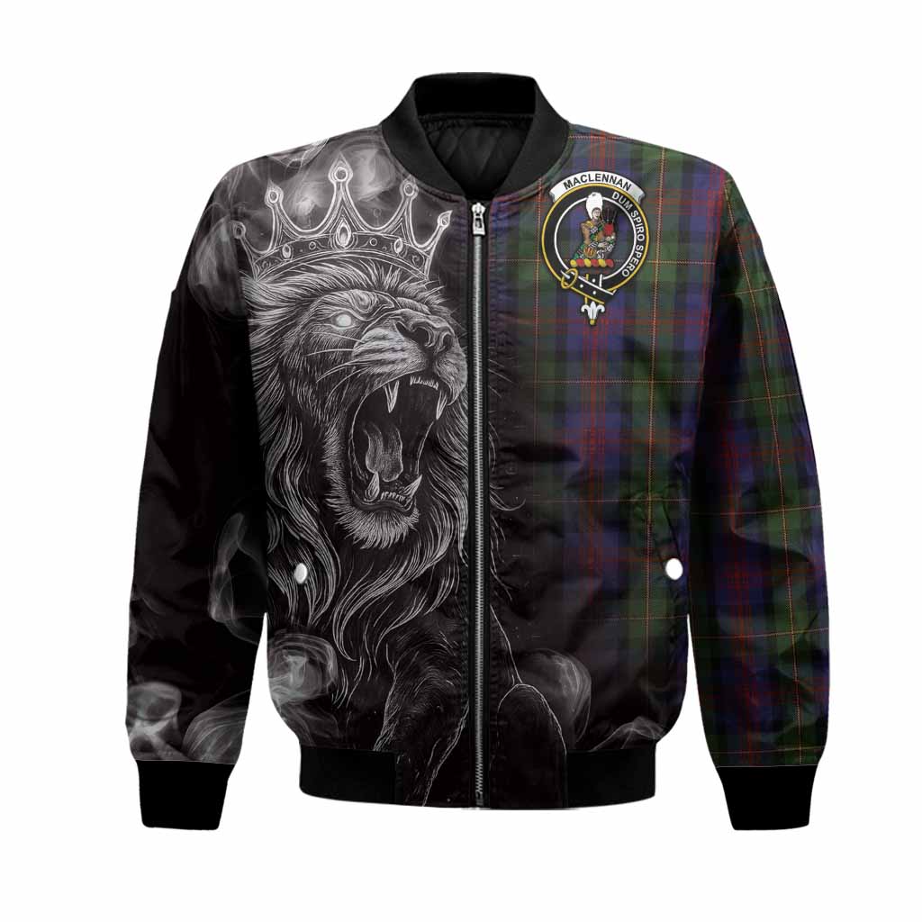 MacLennan (McLennan) Tartan Bomber Jacket Roaring Lion Heritage