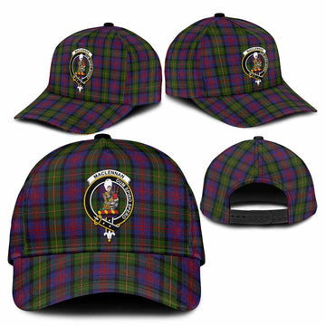 MacLennan (McLennan) Tartan Classic Cap with Family Crest