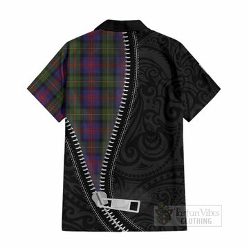 MacLennan (McLennan) Tartan Cotton Hawaiian Shirt New Zealand Pattern Unique Zipper Stylized
