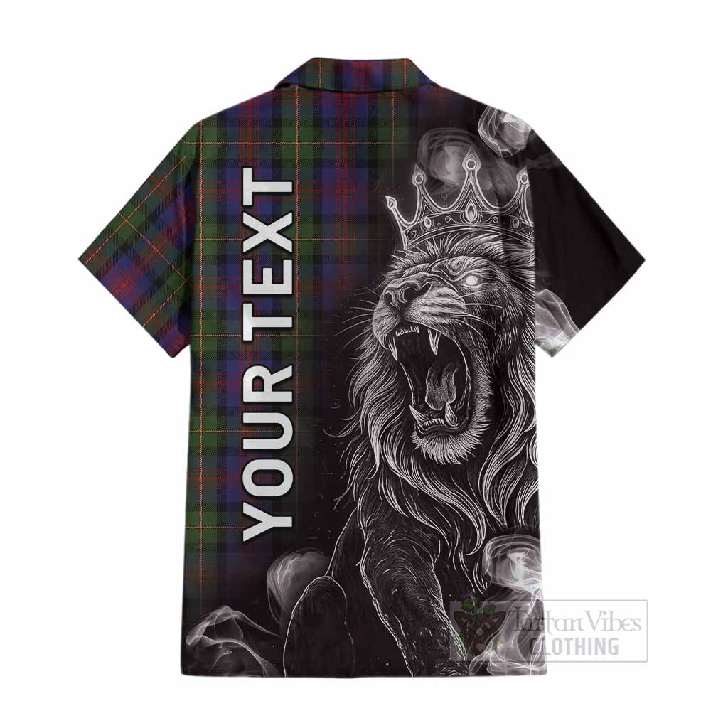 MacLennan (McLennan) Tartan Cotton Hawaiian Shirt Roaring Lion Heritage