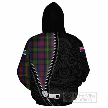 MacLennan (McLennan) Tartan Cotton Hoodie New Zealand Pattern Unique Zipper Stylized
