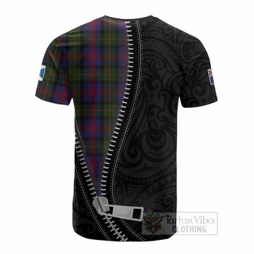 MacLennan (McLennan) Tartan Cotton T-shirt New Zealand Pattern Unique Zipper Stylized