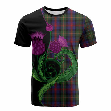 MacLennan (McLennan) Tartan Cotton T-shirt Traditional Scottish Thistle