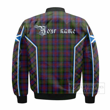 MacLennan (McLennan) Tartan Crest Bomber Jacket Scotland Coat of Arm Flag Style