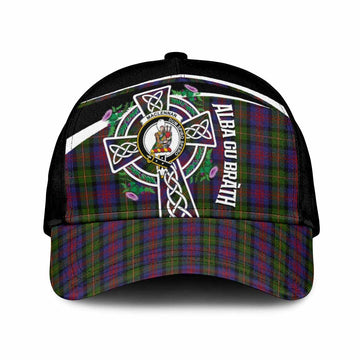 MacLennan (McLennan) Tartan Crest Classic Cap Scottish Thistle Celtic Cross Alba Gu Brath