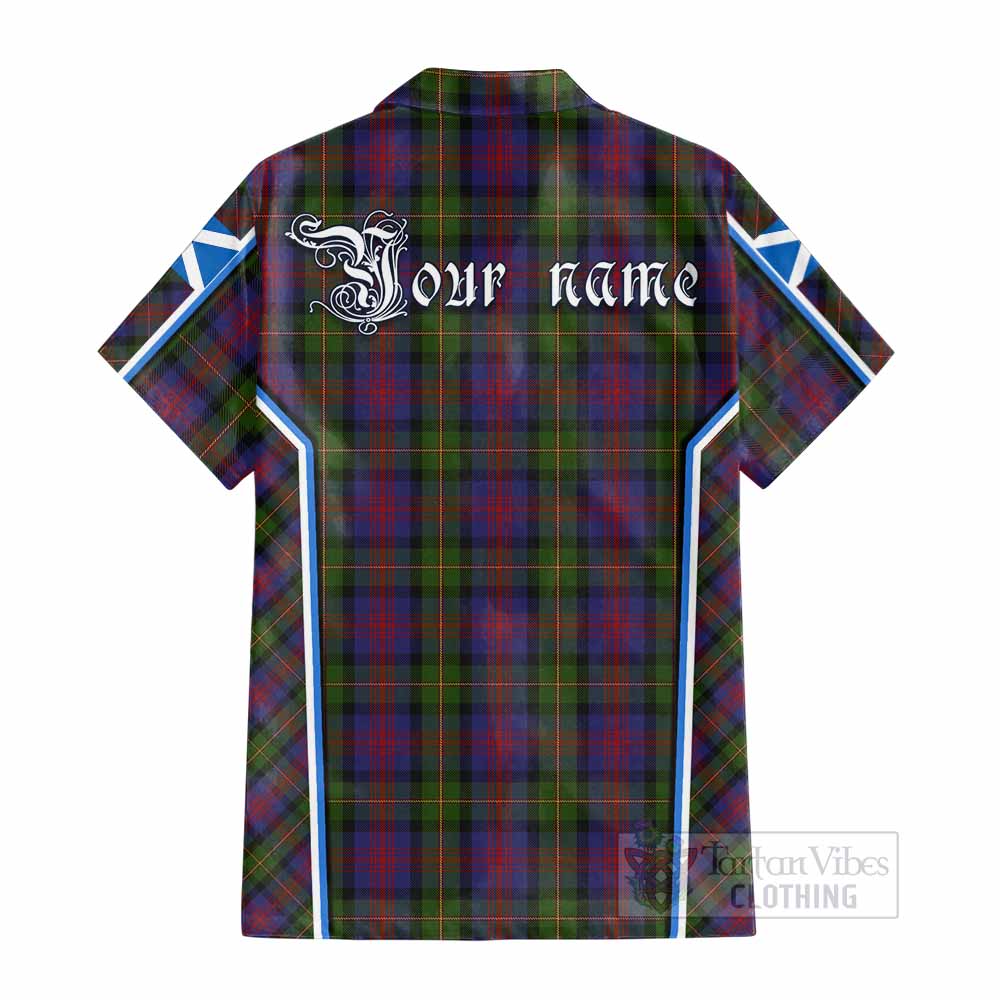 MacLennan (McLennan) Tartan Crest Cotton Hawaiian Shirt Scotland Coat of Arm Flag Style - Tartan Vibes Clothing