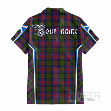 MacLennan (McLennan) Tartan Crest Cotton Hawaiian Shirt Scotland Coat of Arm Flag Style