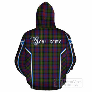MacLennan (McLennan) Tartan Crest Cotton Hoodie Scotland Coat of Arm Flag Style