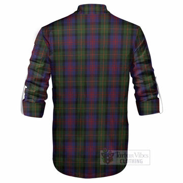 MacLennan (McLennan) Tartan Crest Ghillie Shirt Ferocious Lion Style
