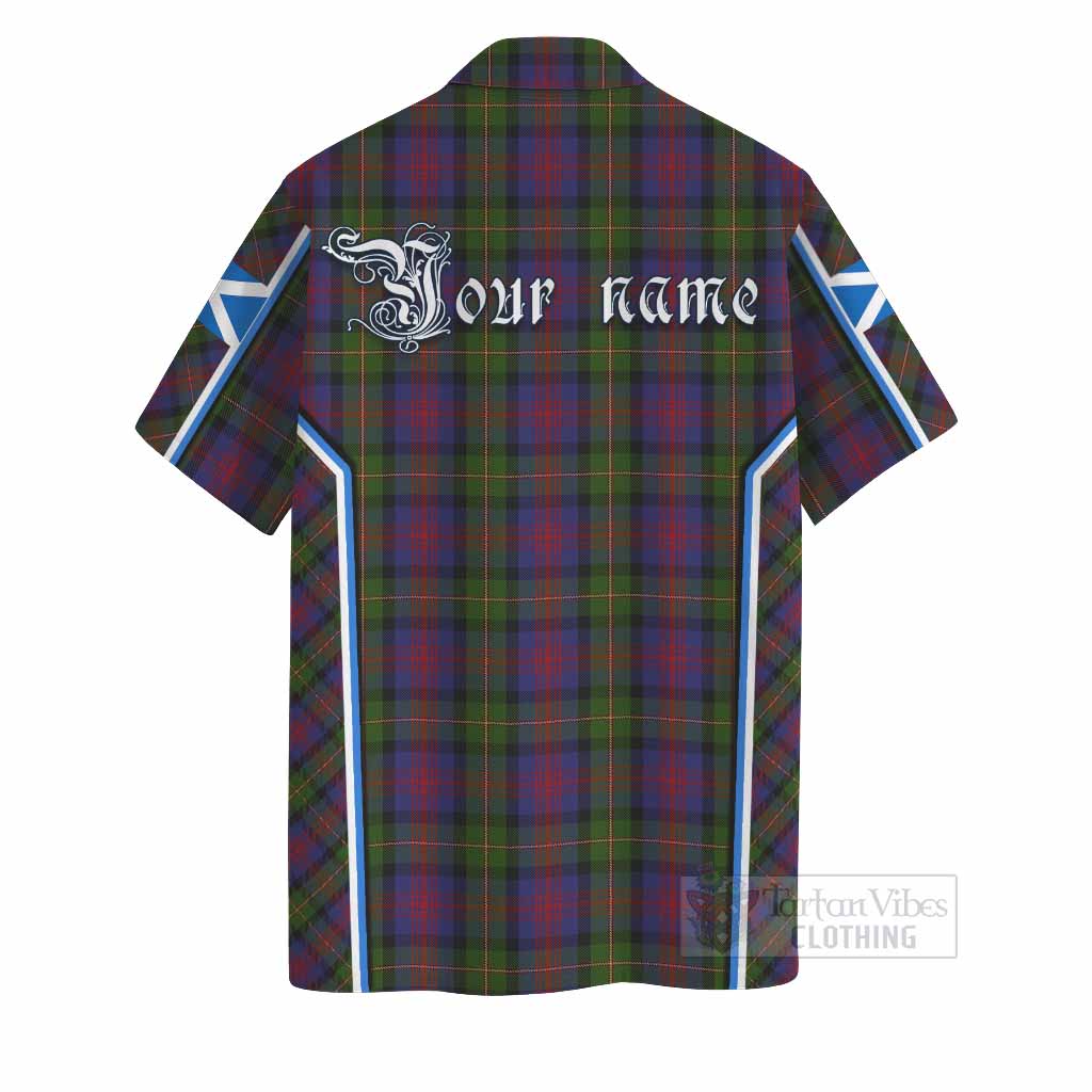 MacLennan (McLennan) Tartan Crest Hawaiian Shirt Scotland Coat of Arm Flag Style - Tartan Vibes Clothing