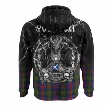 MacLennan (McLennan) Tartan Crest Hoodie Celtic Odin's Raven Legacy