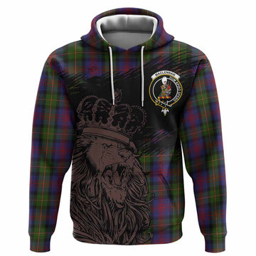 MacLennan (McLennan) Tartan Crest Hoodie Crowned Lion Heritage Style