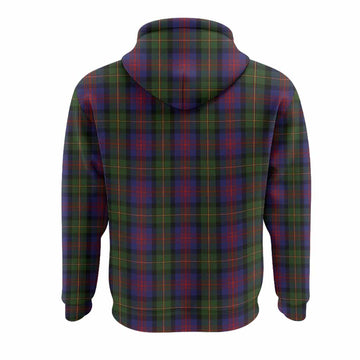 MacLennan (McLennan) Tartan Crest Hoodie Ferocious Lion Style