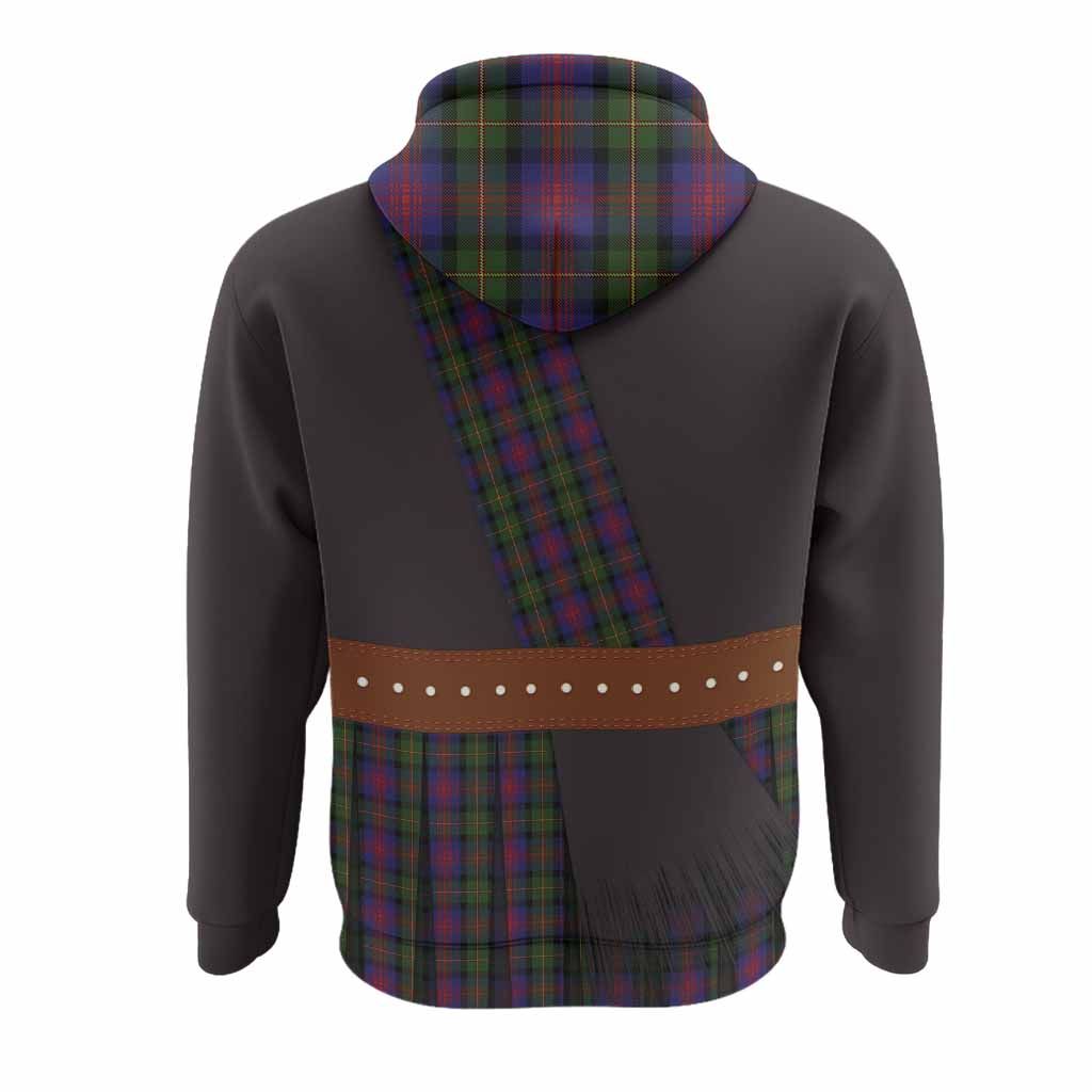 MacLennan (McLennan) Tartan Crest Hoodie Kilt Costume Style