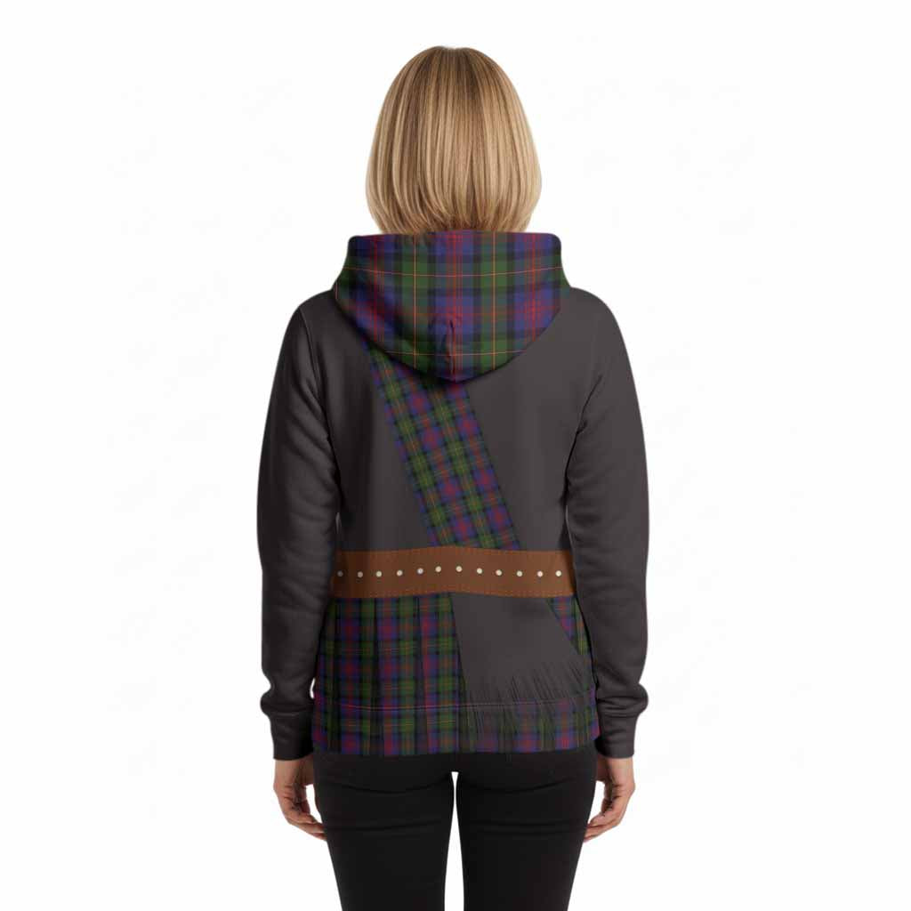 MacLennan (McLennan) Tartan Crest Hoodie Kilt Costume Style