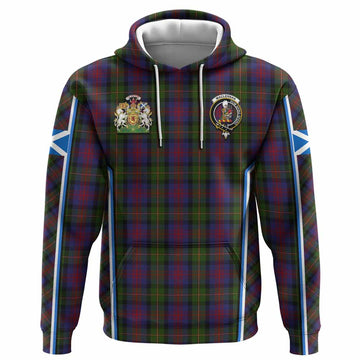 MacLennan (McLennan) Tartan Crest Hoodie Scotland Coat of Arm Flag Style