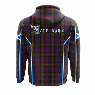 MacLennan (McLennan) Tartan Crest Hoodie Scotland Coat of Arm Flag Style