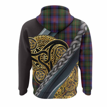 MacLennan (McLennan) Tartan Crest Hoodie Scottish Triskele Celtic