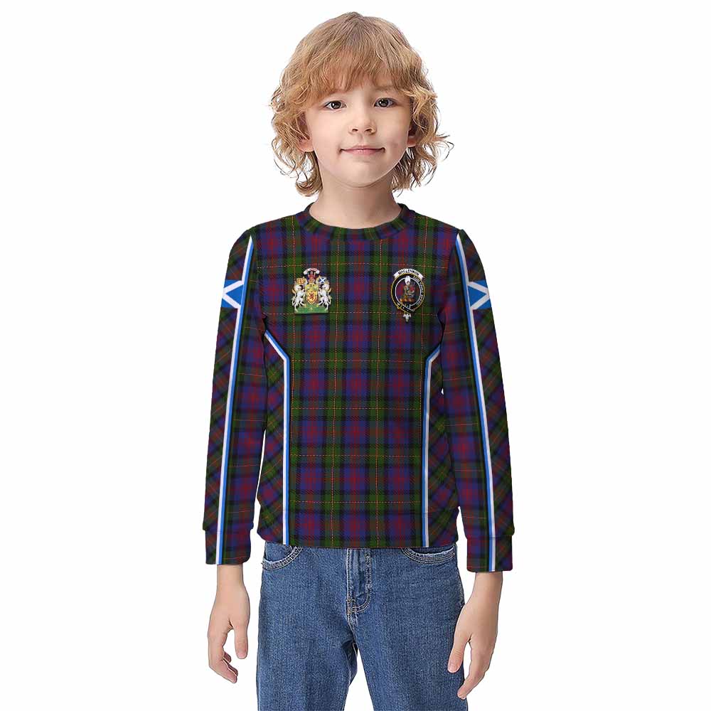 MacLennan (McLennan) Tartan Crest Kid Knitted Sweatshirt Scotland Coat of Arm Flag Style - Tartan Vibes Clothing