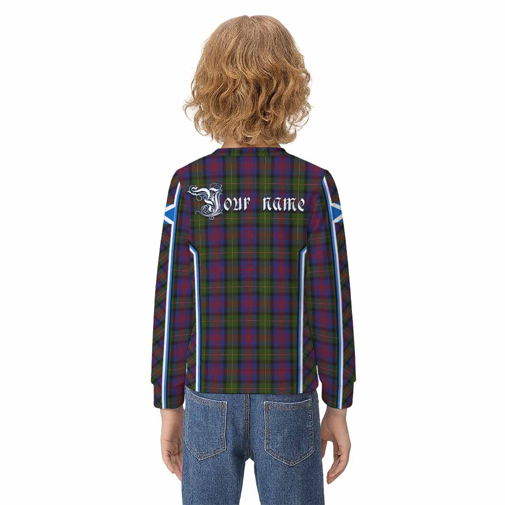 MacLennan (McLennan) Tartan Crest Kid Knitted Sweatshirt Scotland Coat of Arm Flag Style - Tartan Vibes Clothing