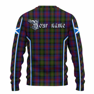 MacLennan (McLennan) Tartan Crest Knitted Sweater Scotland Coat of Arm Flag Style - Tartan Vibes Clothing