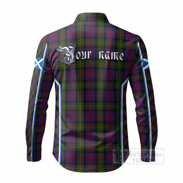MacLennan (McLennan) Tartan Crest Long Sleeve Button Shirts Scotland Coat of Arm Flag Style