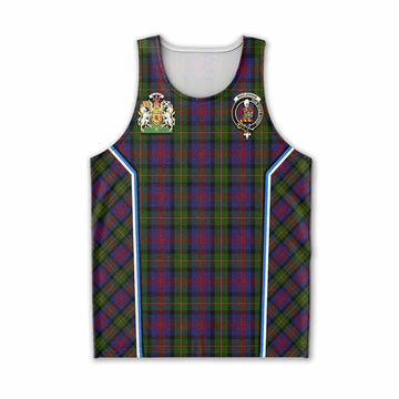 MacLennan (McLennan) Tartan Crest Men Tank Top Scotland Coat of Arm Flag Style
