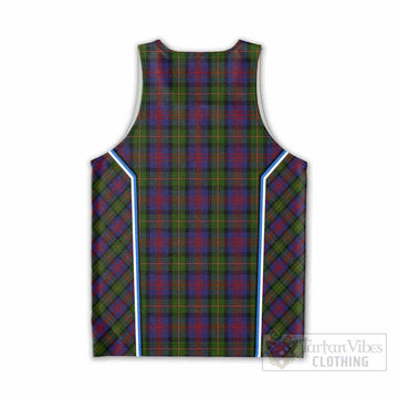 MacLennan (McLennan) Tartan Crest Men Tank Top Scotland Coat of Arm Flag Style
