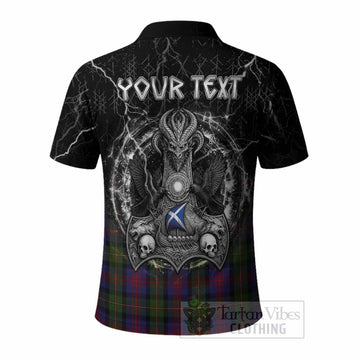 MacLennan (McLennan) Tartan Crest Polo Shirt Celtic Odin's Raven Legacy