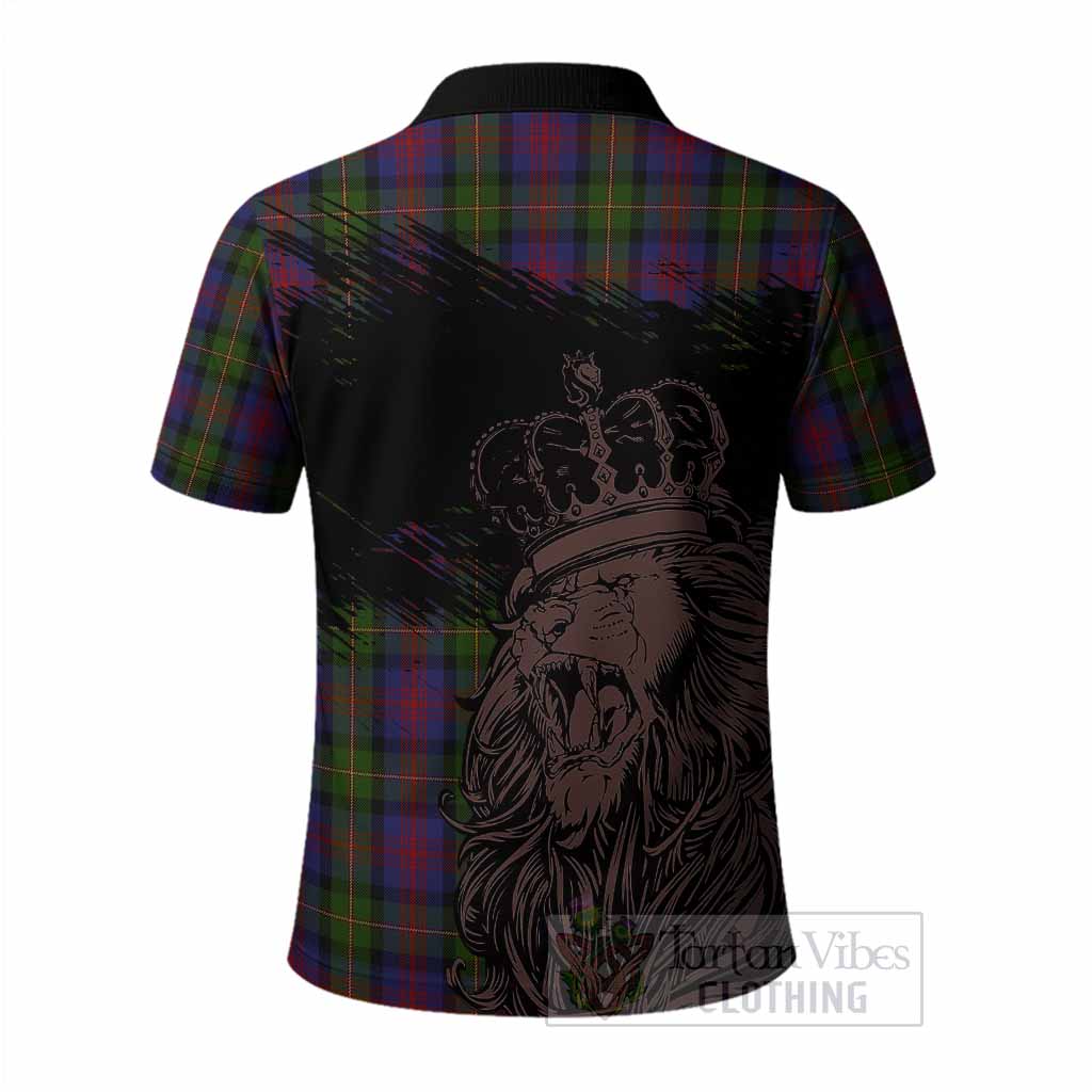 MacLennan (McLennan) Tartan Crest Polo Shirt Crowned Lion Heritage Style