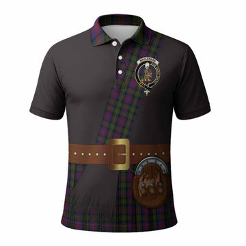 MacLennan (McLennan) Tartan Crest Polo Shirt Kilt Costume Style