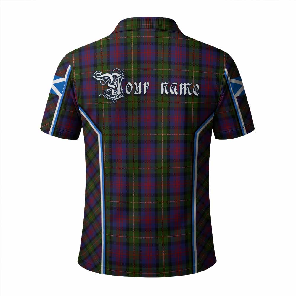 MacLennan (McLennan) Tartan Crest Polo Shirt Scotland Coat of Arm Flag Style - Tartan Vibes Clothing