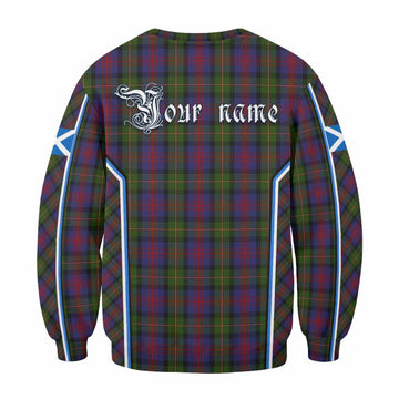 MacLennan (McLennan) Tartan Crest Sweatshirt Scotland Coat of Arm Flag Style