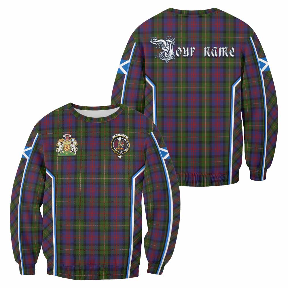 MacLennan (McLennan) Tartan Crest Sweatshirt Scotland Coat of Arm Flag Style - Tartan Vibes Clothing