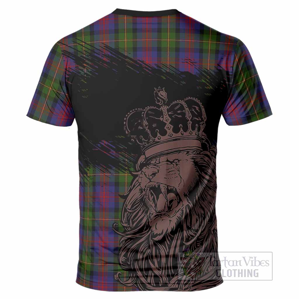 MacLennan (McLennan) Tartan Crest T-Shirt Crowned Lion Heritage Style